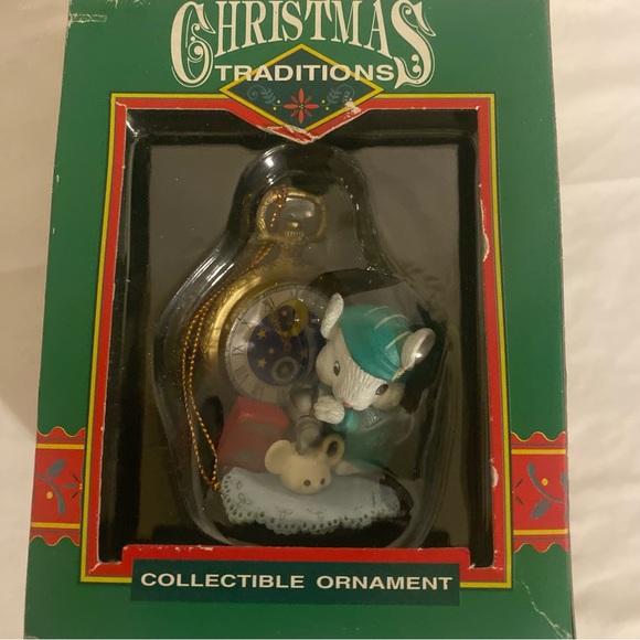Lustre Fame Other - Lustre Fame 1994 Christmas Tradition Mouse Vintage Collectible Ornament